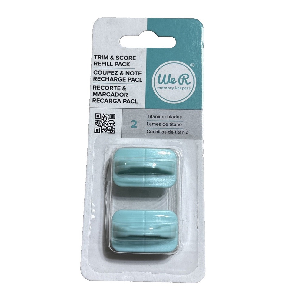 We R Memory Keepers Trim & Score Refill Blade 2 Titanium Blades